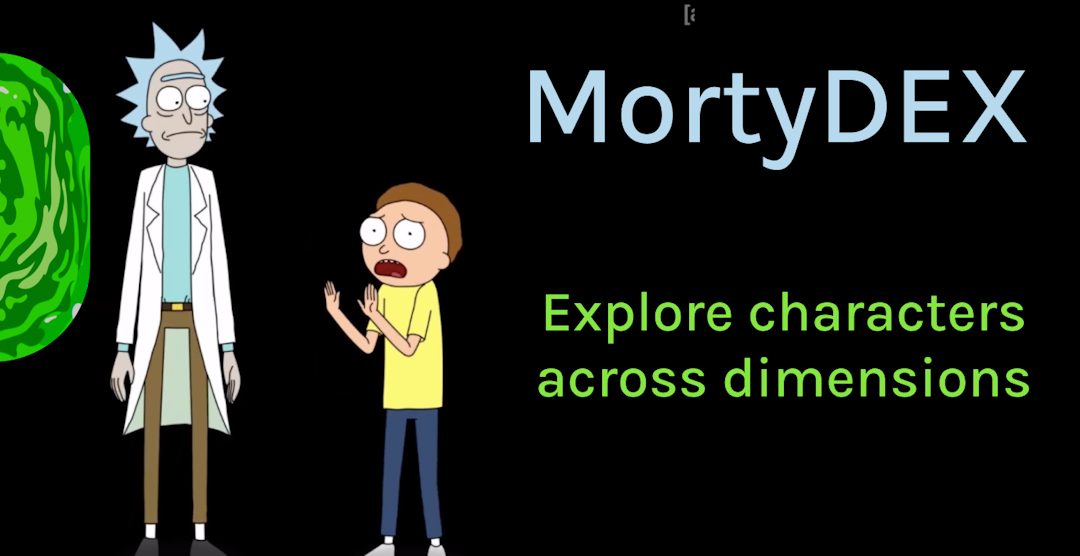 MortyDex - A Rick and Morty Project